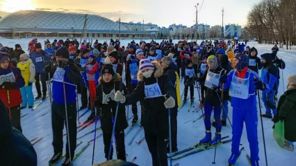 Ассоциация отцов Нижнекамского района провела лыжные гонки в поддержку ЗОЖ-челленджа