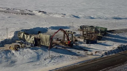 На обходе Нижнекамска cтроят путепровод около поселка Комсомолец