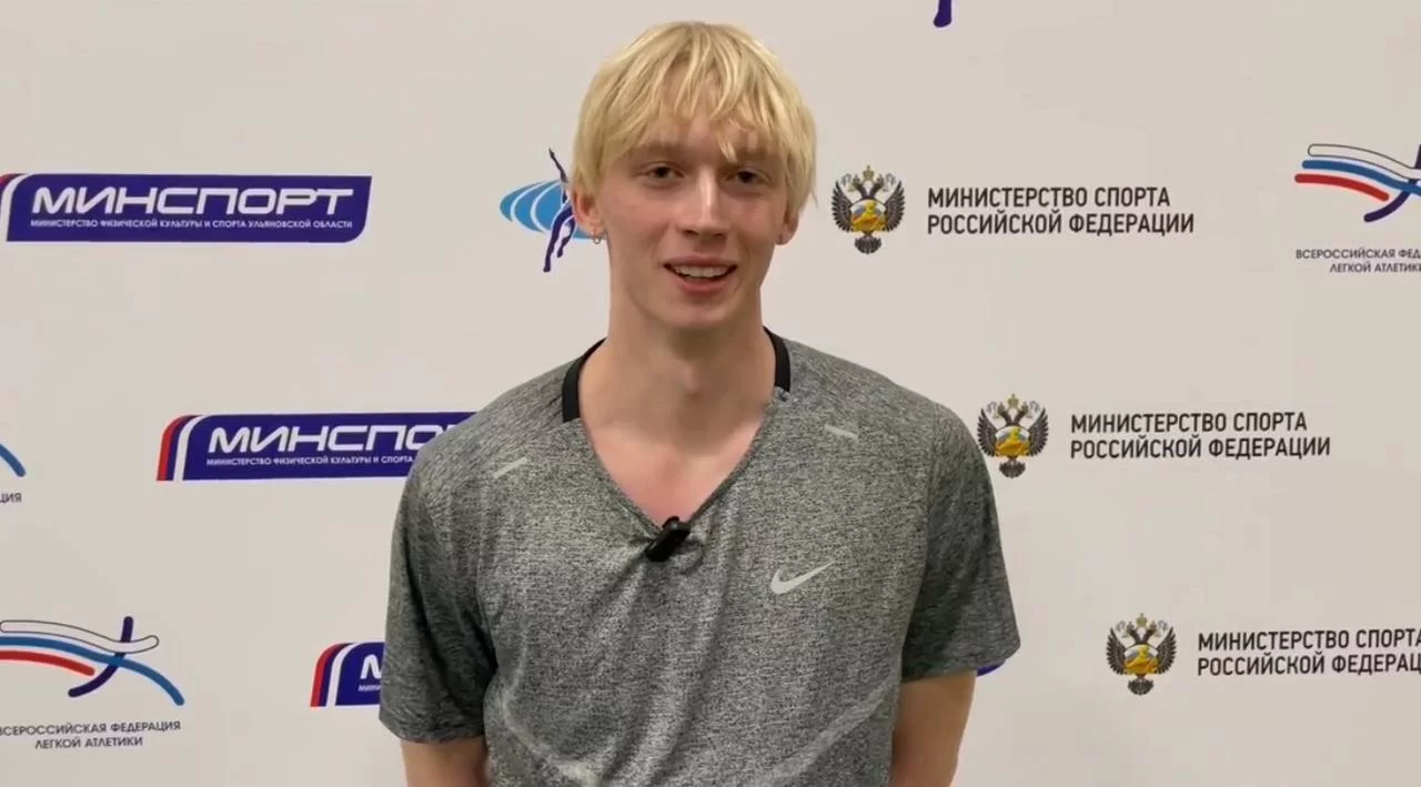 Нижнекамец установил личный рекорд и занял первое место на всероссийских соревнованиях по лёгкой атлетике