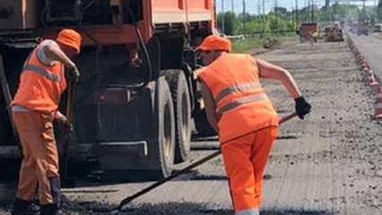 В Татарстане реконструируют участок подъездной дороги к Ижевску и Перми от М-7