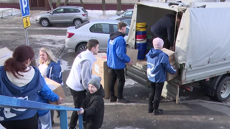 Из Нижнекамска в Лисичанск отправили три тонны гуманитарного груза