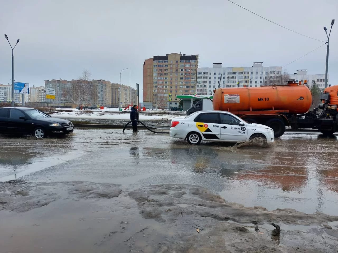 Опрос НТР 24: нижнекамцы назвали самые затопленные улицы города