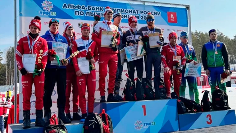 Сборные команды Татарстана стали призерами на чемпионате России по лыжным гонкам