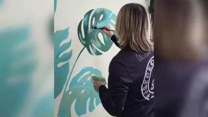 Нижнекамские художники раскрасили стены в социальном приюте «Балкыш» - НТР 24