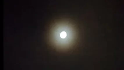 В Нижнекамске сняли на видео лунное гало - НТР 24