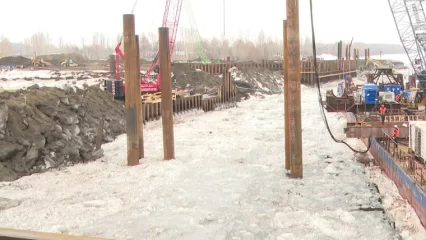 В Нижнекамском районе с 18 марта начнутся подрывные работы на льду Камы для защиты строящегося моста - НТР 24