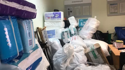 Отправка гуманитарной помощи из Нижнекамска в госпитали