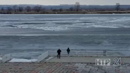 На Каме под Нижнекамском начался ледоход - НТР 24