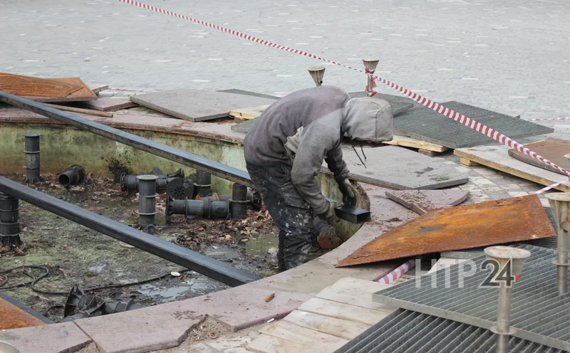 В Нижнекамске обслуживающая организация попробует восстановить светомузыку на фонтане в парке «СемьЯ»