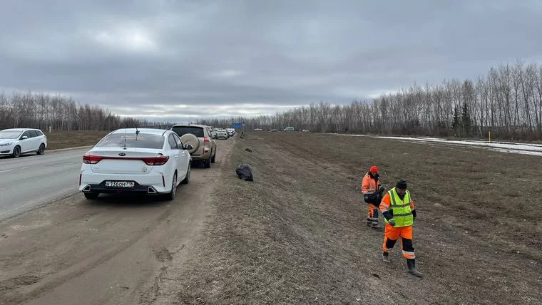 В Татарстане собрано более 2 тыс. кубометров мусора с автодорог