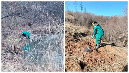 В Нижнекамском районе выявлен сброс сточных вод в реку