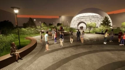 В Менделеевске на месте бывшего роддома сделают арт-пространство с куполом - НТР 24