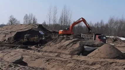 Нижнекамские экологи вновь обнаружили незаконную добычу песка рядом с Ильинкой - НТР 24