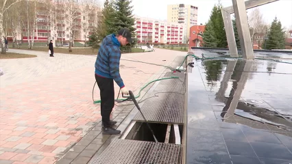 В Нижнекамске с первого мая начнут работать фонтаны - НТР 24