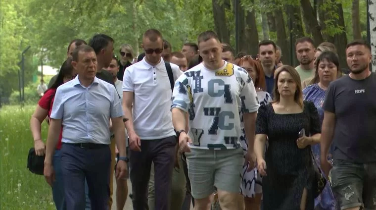 Мэр Нижнекамска вместе с бизнесменами обсудил, что можно открыть в парке «СемьЯ»