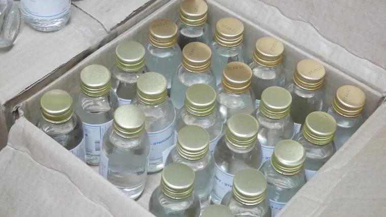 В Татарстане полицейские изъяли более 3 тыс. литров нелегальной алкогольной продукции