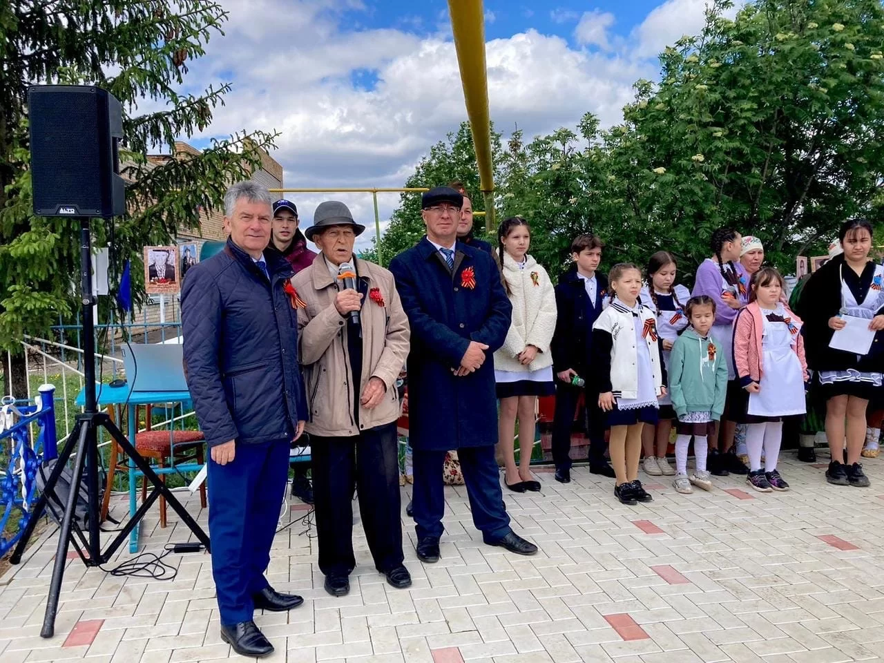 В селах Нижнекамского района проходят праздничные митинги в честь Дня Победы