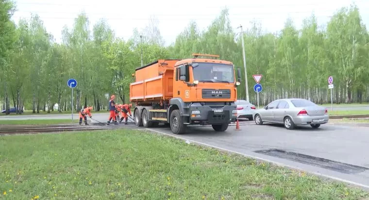 В Нижнекамске стартовал ремонт трамвайных переездов