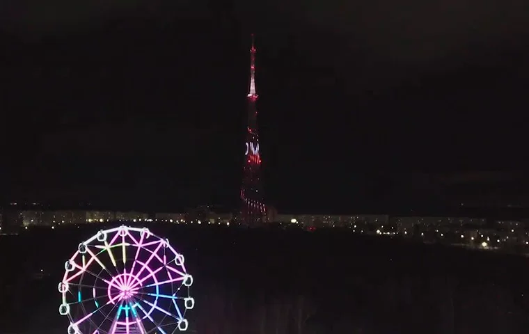 В Нижнекамске запустят праздничную иллюминацию на телебашне ко Дню Победы