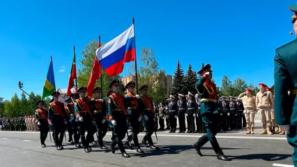 Рамиль Муллин выступил перед парадом Победы в Нижнекамске