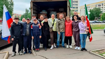 Нижнекамские волонтеры собрали и доставили гуманитарную помощь детям Лисичанска