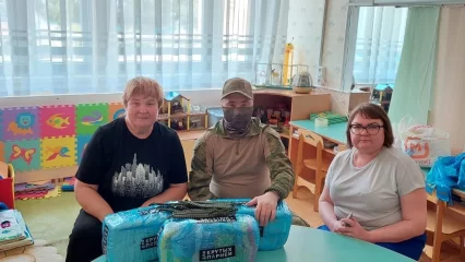 Татарстанский батальон «Алга» выразил благодарность нижнекамскому детскому саду - НТР 24