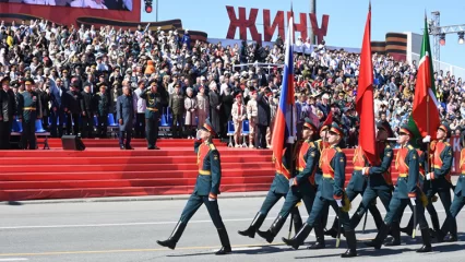 В казанском параде Победы участвовала техника времен Великой Отечественной войны