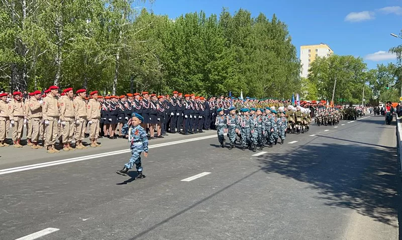 Празднование Дня Победы в Нижнекамске