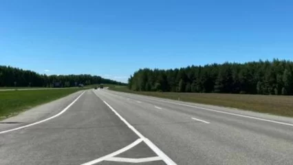 На двух участках трассы Казань – Оренбург в Татарстане ограничена скорость до 50 км/ч