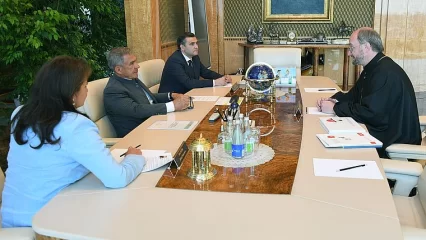 Минниханов встретился с главой фонда «Круг добра» - НТР 24