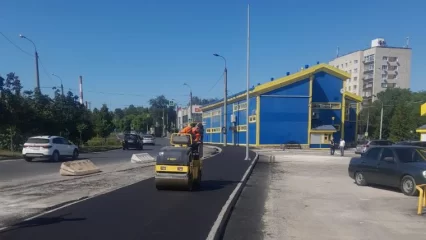 Капремонт дороги на ул. Кулахметова в Казани выполнен на 85%