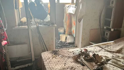 В нижнекамской квартире произошел пожар, пока хозяев не было дома