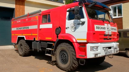 В наиболее пожароопасных местах под Нижнекамском дежурят две лесопатрульные машины