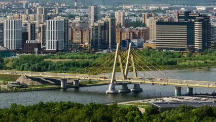 При ремонте моста «Миллениум» в Казани организуют четырехполосное движение