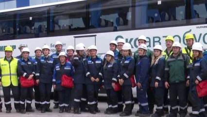Представители предприятий, исполкома и координационного совета по охране труда побывали с экскурсией на «Нижнекамскнефтехиме»