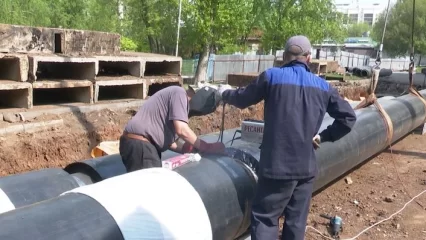 Более 150 домов Нижнекамска останутся без горячей воды на время ремонта теплосети с 19 июня