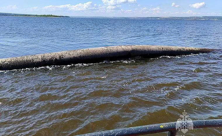 На Волге в районе казанского поселка Новое Победилово обнаружен опасный участок