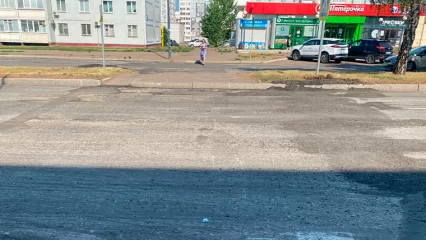 В Нижнекамске срезали новые «лежачие полицейские» по ул. Студенческой