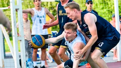 В Нижнекамске прошёл второй тур лиги Татарстана по баскетболу 3 на 3 - НТР 24