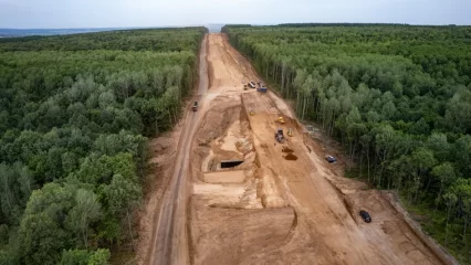 На обходе Нижнекамска и Набережных Челнов установлено более 70% водопропускных труб - НТР 24