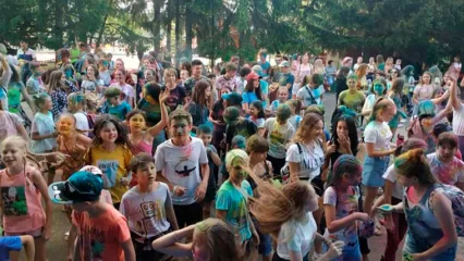 2 июля в Нижнекамске в парке аттракционов пройдет фестиваль красок