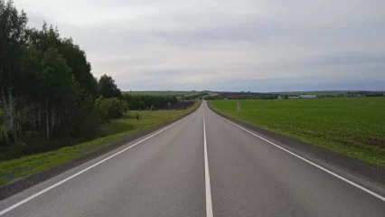 В Нижнекамском районе завершены работы по ремонту автодороги Р-239 - НТР 24