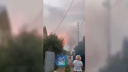 Очевидцы: в нижнекамском СНТ горят два жилых дома - НТР 24