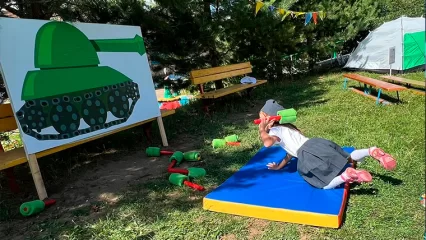 Дошколята Нижнекамска стали участниками военно-спортивной игры «Зарница» - НТР 24