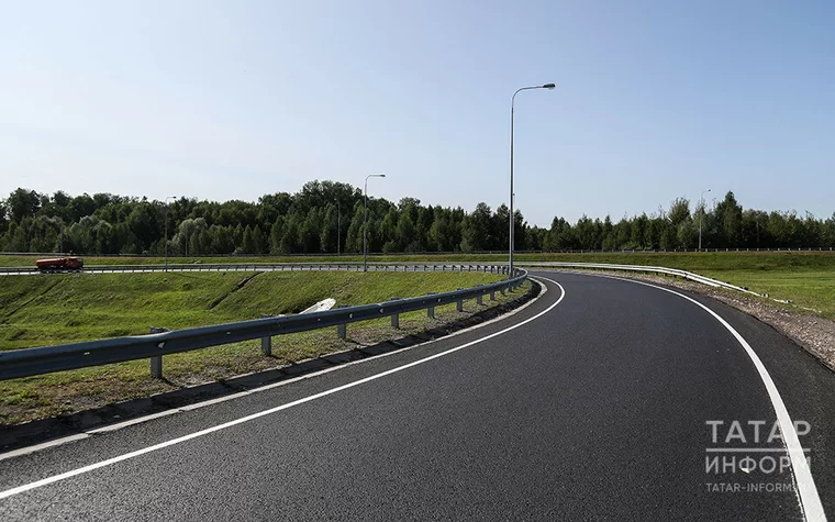 В Татарстане завершён ремонт очередного участка автодороги по нацпроекту
