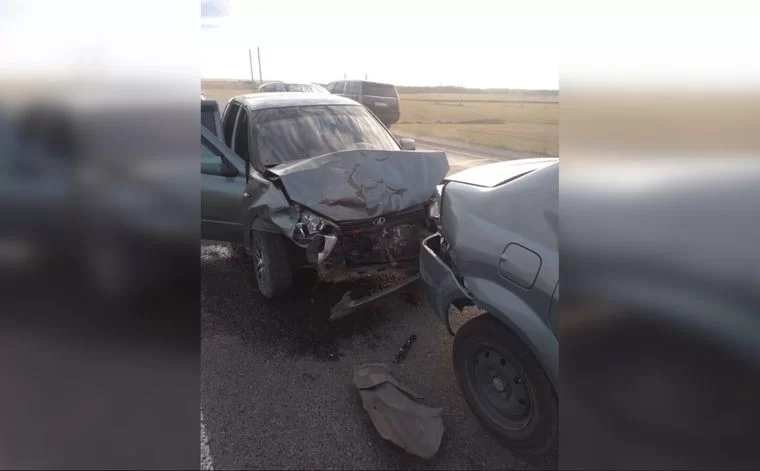 В Нижнекамском районе в массовом ДТП пострадали 4 человека