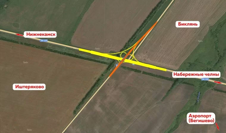 Транспортная развязка на трассе Чистополь – Нижнекамск обойдется в 2 млрд рублей