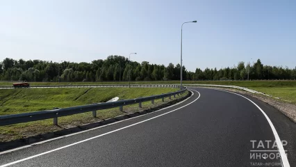 В Татарстане завершён ремонт очередного участка автодороги по нацпроекту