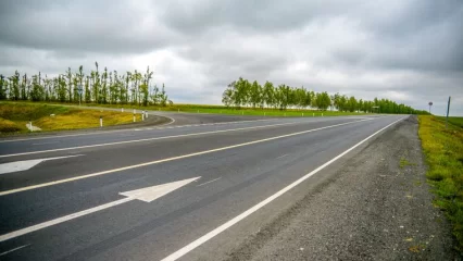 В Татарстане отремонтировали 14 км федеральной дороги Цивильск — Ульяновск - НТР 24