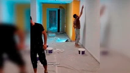 Роман Булатов показал, какие работы ведутся ночью в школах Нижнекамска - НТР 24